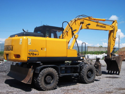 Аренда колесного экскаватора Hyundai R170W-7